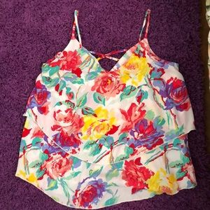 Karlie Small multicolor floral tank top!
